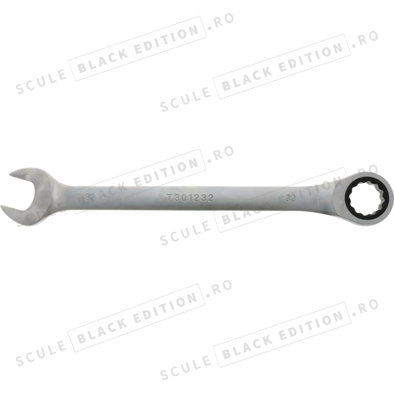 Cheie combinata cu clichet - 32 mm Granit Black Edition