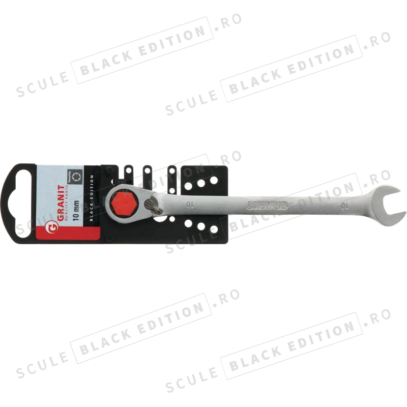 Cheie cu clichet HeavyGrip - 10 mm Granit Black Edition
