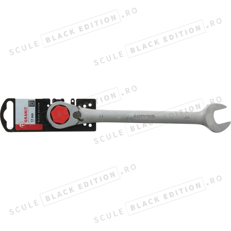 Cheie cu clichet HeavyGrip - 17 mm Granit Black Edition
