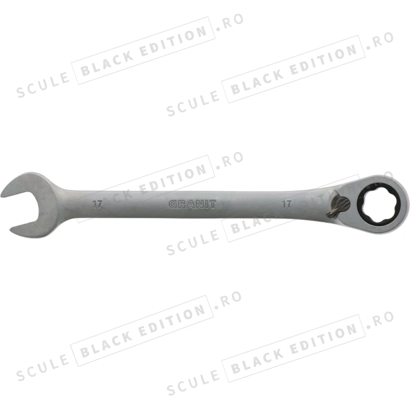 Cheie cu clichet HeavyGrip - 17 mm Granit Black Edition - imagine 2