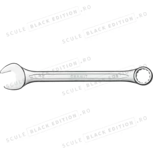 Cheie inelara - arcuita - 18 mm Granit Black Edition
