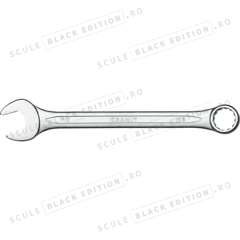 Cheie inelara - arcuita - 18 mm Granit Black Edition