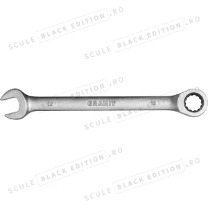 Cheie combinata cu clichet - 12 mm Granit Black Edition