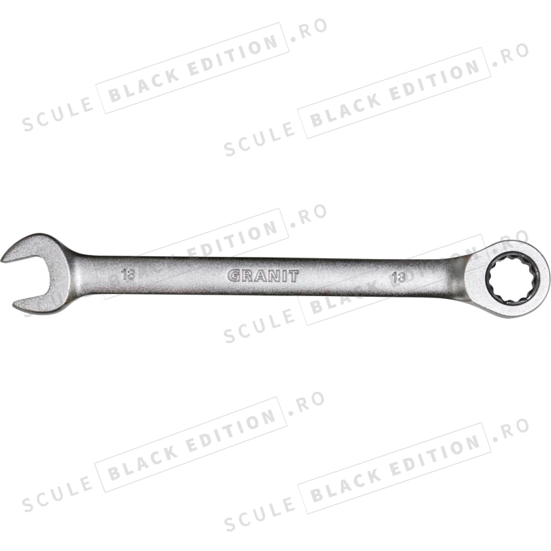 Cheie combinata cu clichet - 13 mm Granit Black Edition