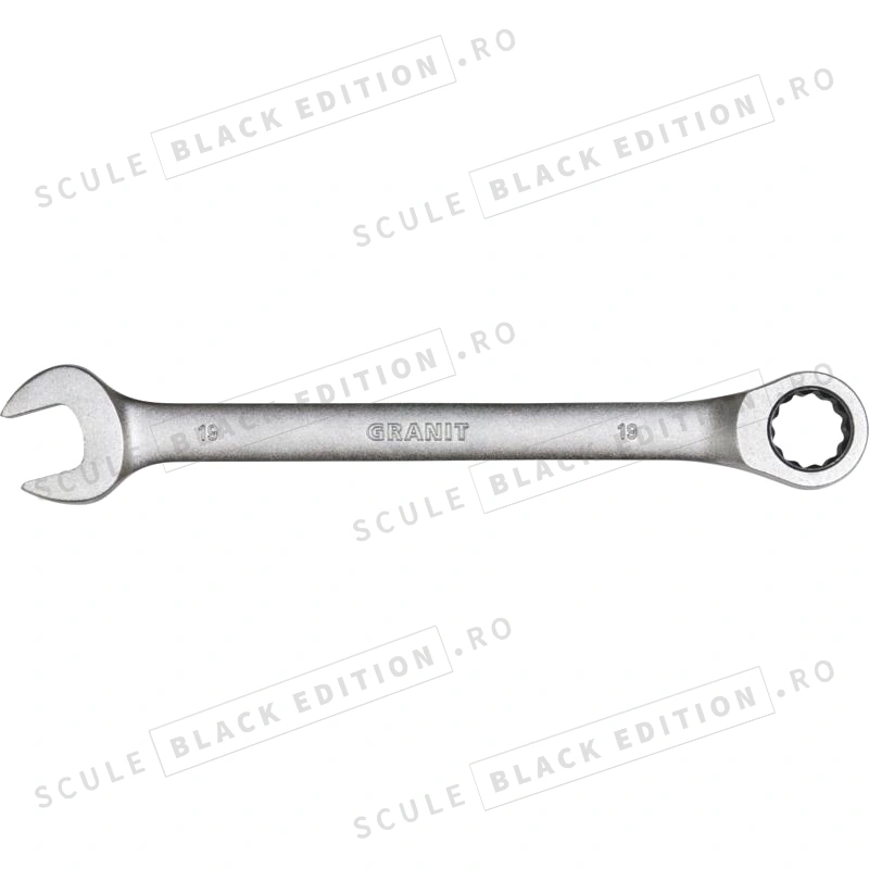 Cheie combinata cu clichet - 19 mm Granit Black Edition