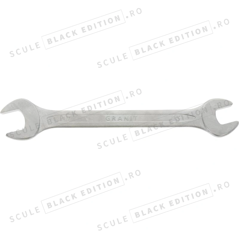 Cheie fixa dubla - 13x17 mm Granit Black Edition