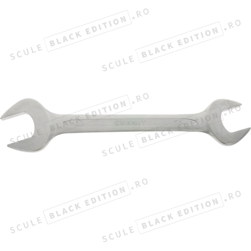 Cheie fixa dubla - 36x41 mm Granit Black Edition