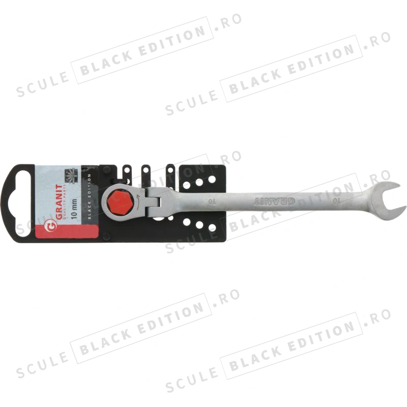 Cheie cu clichet HeavyGrip 10 mm Granit Black Edition