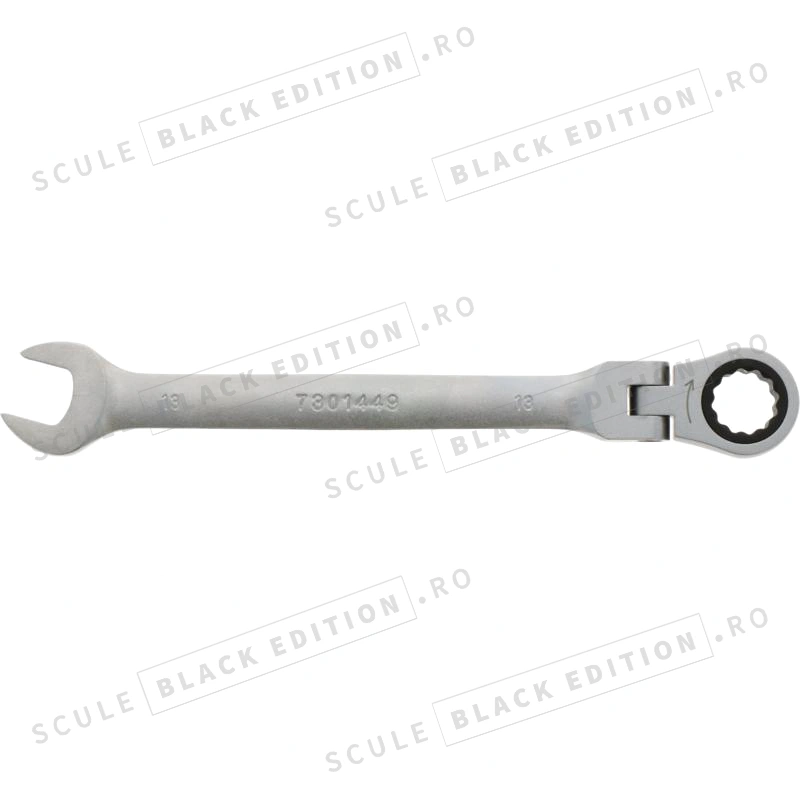 Cheie cu clichet HeavyGrip 13 mm Granit Black Edition