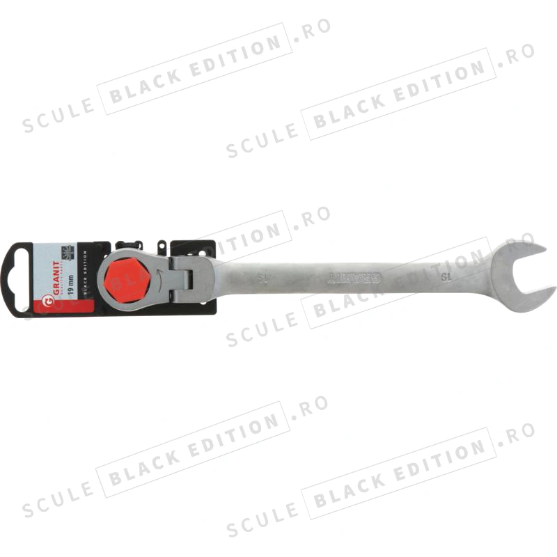 Cheie cu clichet HeavyGrip 19 mm Granit Black Edition - imagine 2