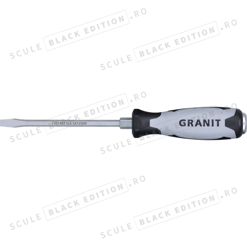 Surubelnita cu fanta 6 - 5 mm - 125 mm Granit Black Edition