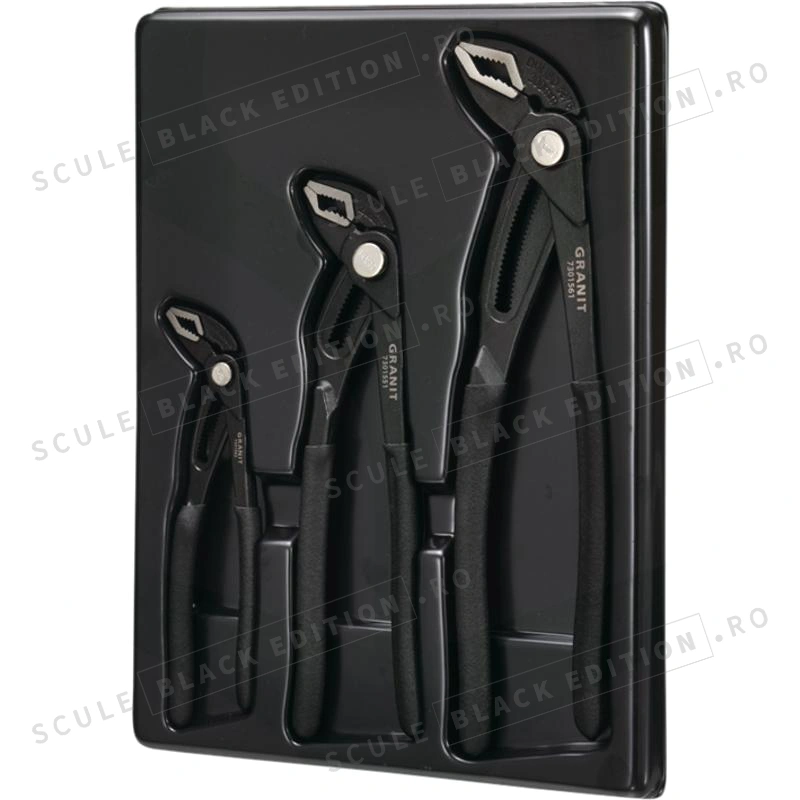 Set clesti tip Papagal - 3 buc Granit Black Edition