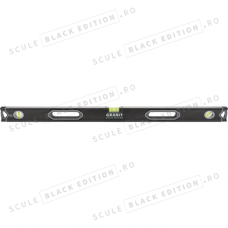 Nivela cu bula de aer din aluminiu Granit Black Edition - imagine 3
