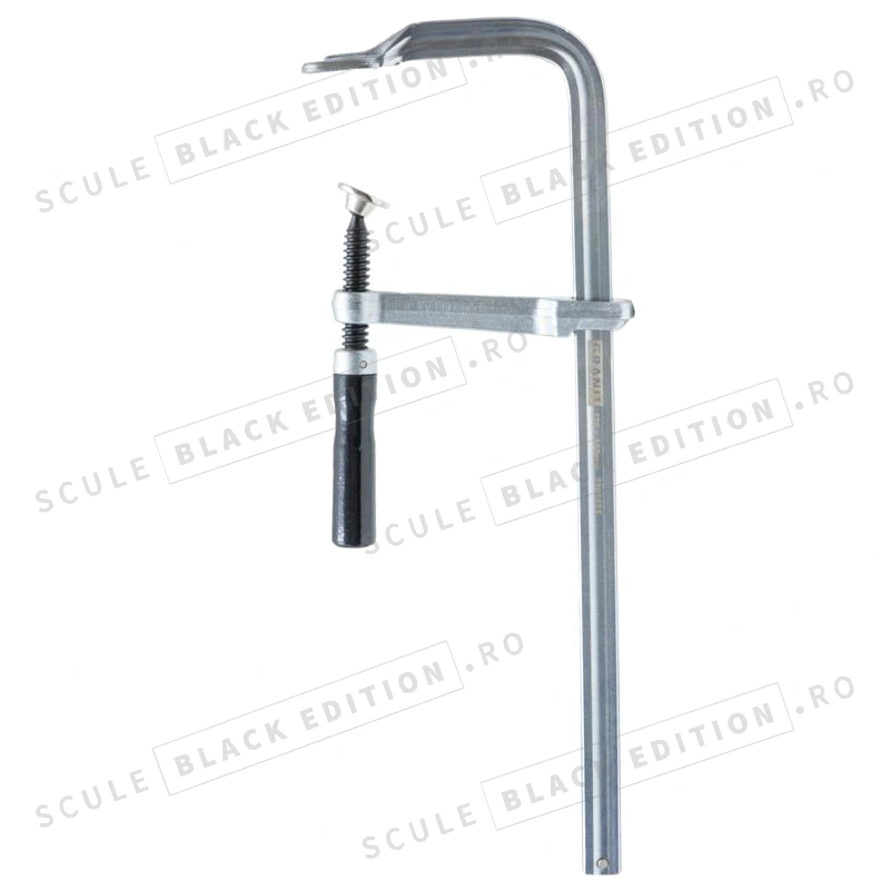 Menghina cu surub din otel pur - 400 mm Granit Black Edition