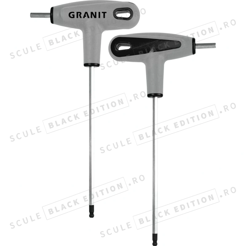 Cheie unghiulara cu maner T-TX 4 mm Granit Black Edition