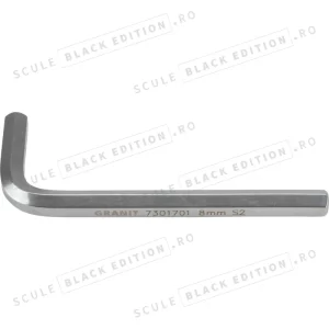 Cheie imbus scurta - 8 mm Granit Black Edition