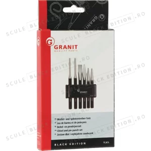 Set dalta si dornuri - 6 buc. Granit Black Edition