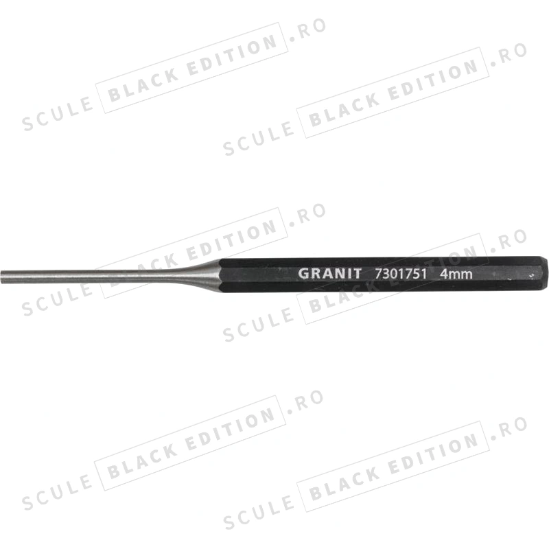 Dorn - octogonal - D 4 mm Granit Black Edition - imagine 2