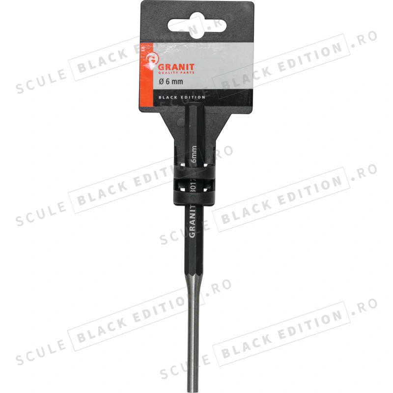 Dorn - octogonal - D 6 mm Granit Black Edition - imagine 2