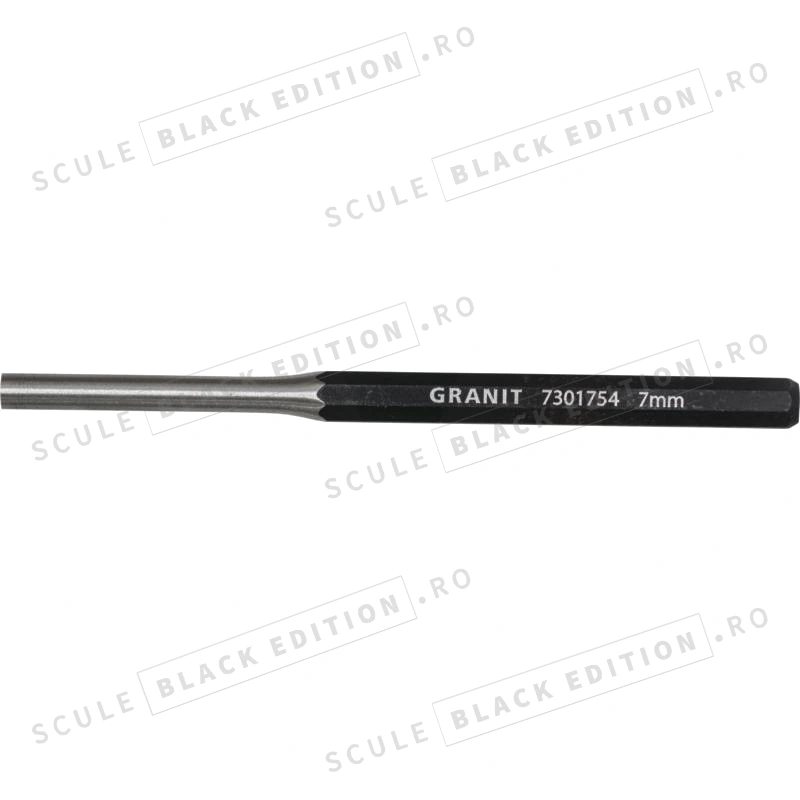 Dorn - octogonal - D 7 mm Granit Black Edition - imagine 2