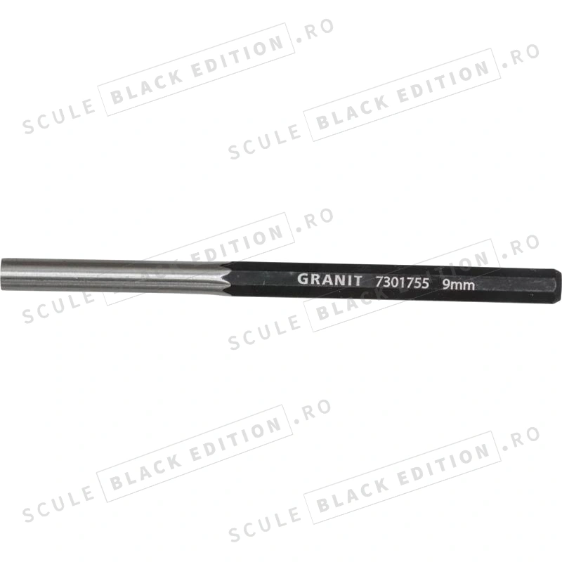 Dorn - octogonal - D 9 mm Granit Black Edition - imagine 2