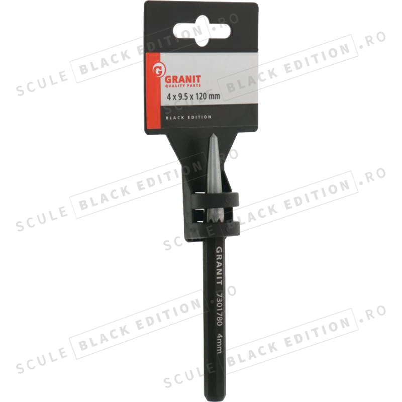 Punctator octogonal - 4 mm Granit Black Edition - imagine 2