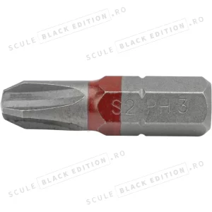 Bit 1/4'' - 25 mm - PH 3 - (U.V. 10 buc) Granit Black Edition