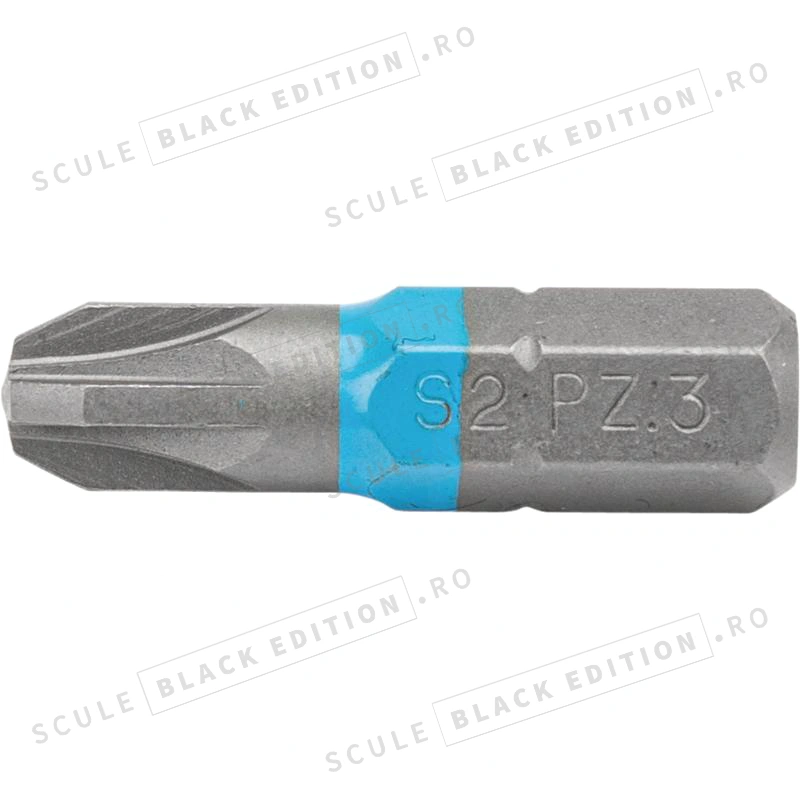Bit 1/4'' - 25 mm - PZ 4 - (U.V. 10 buc) Granit Black Edition
