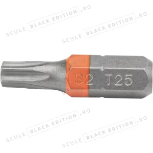 Bit 25 mm 1/4" T25 - (U.V. 10 buc) Granit Black Edition