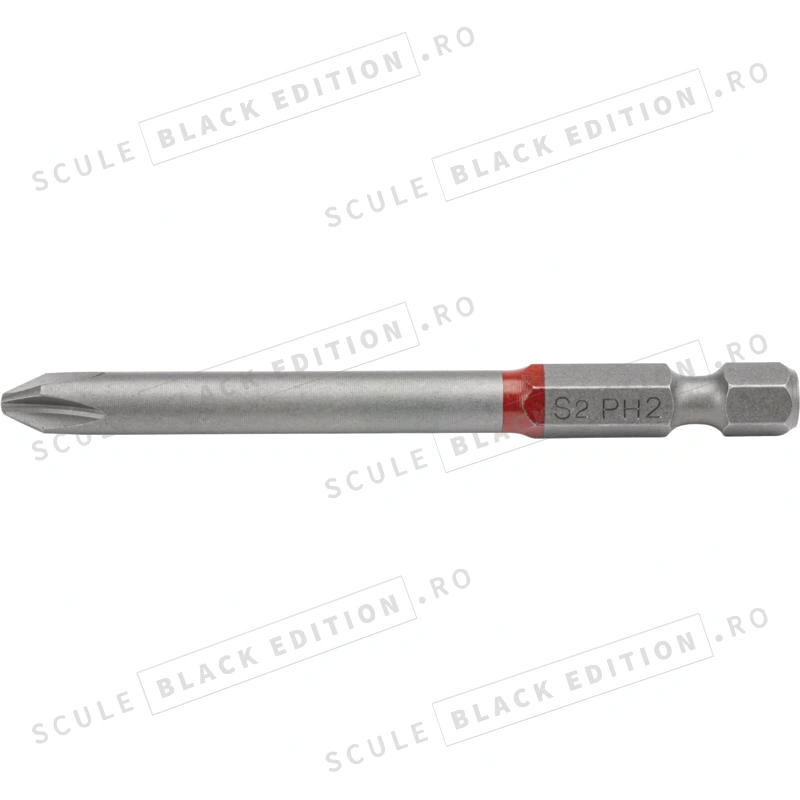 Bit 75 mm - 1/4'' PH 2 - (U.V. 10 buc) Granit Black Edition