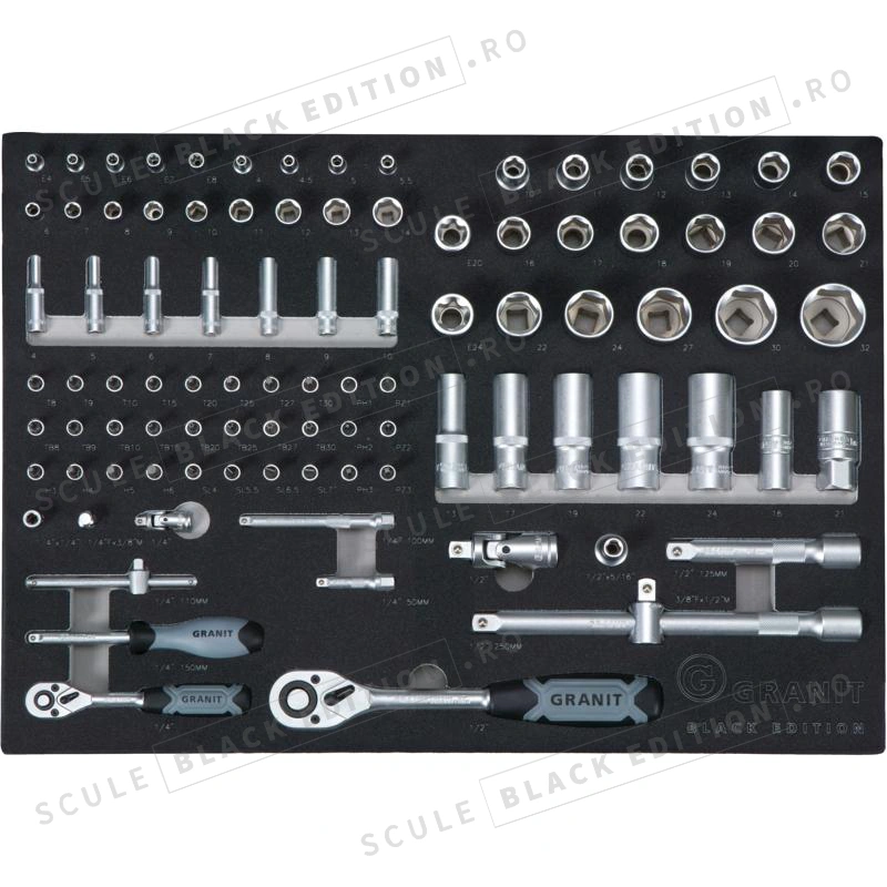 Carucior de atelier Ultra complet Granit Black Edition - imagine 4