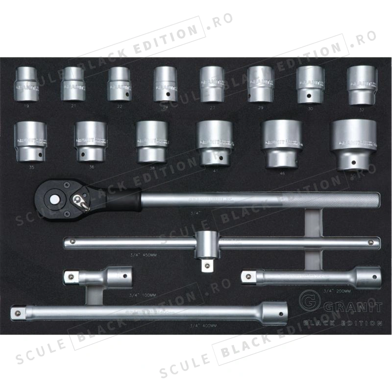 Carucior de atelier Ultra complet Granit Black Edition - imagine 7