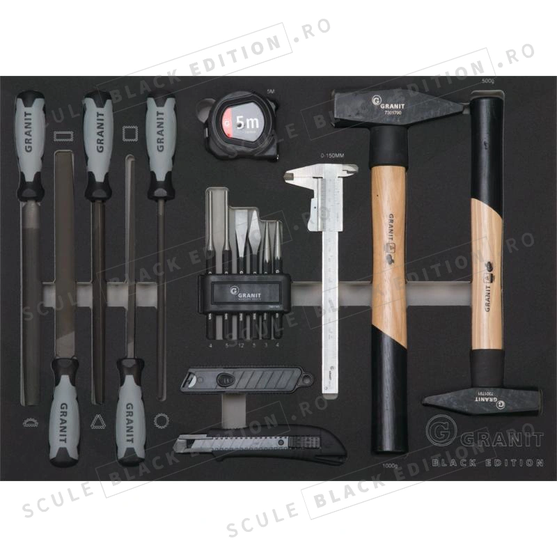 Carucior de atelier Ultra complet Granit Black Edition - imagine 6