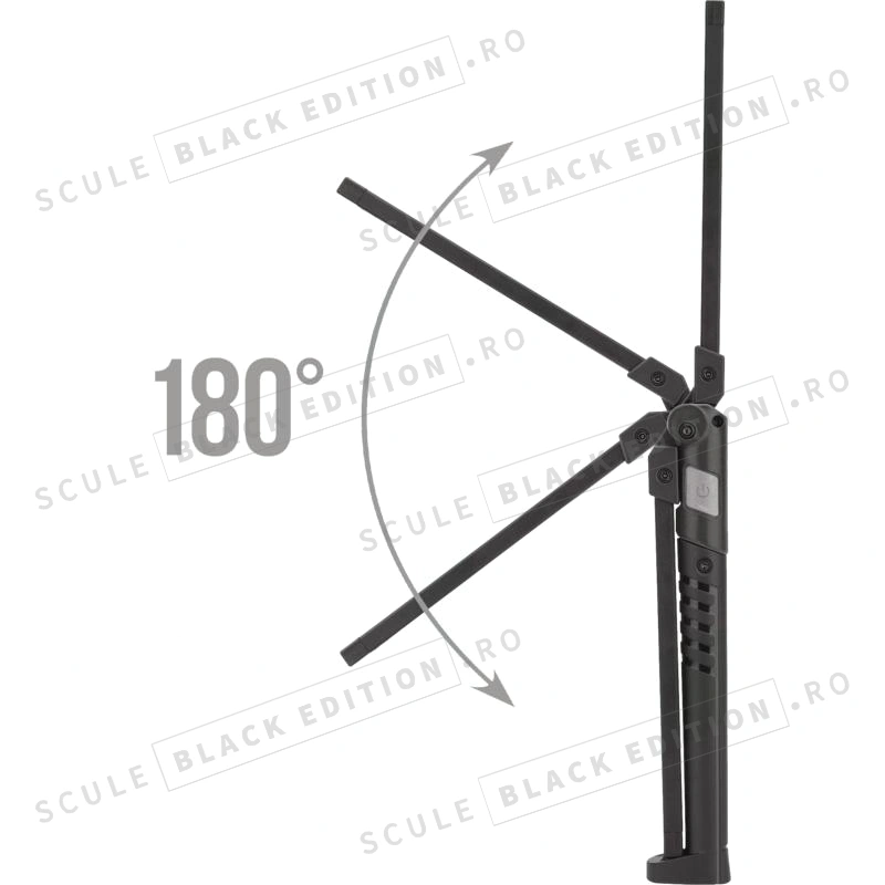 Lampa de lucru LED cu baterie BE 3in1 Granit Black Edition