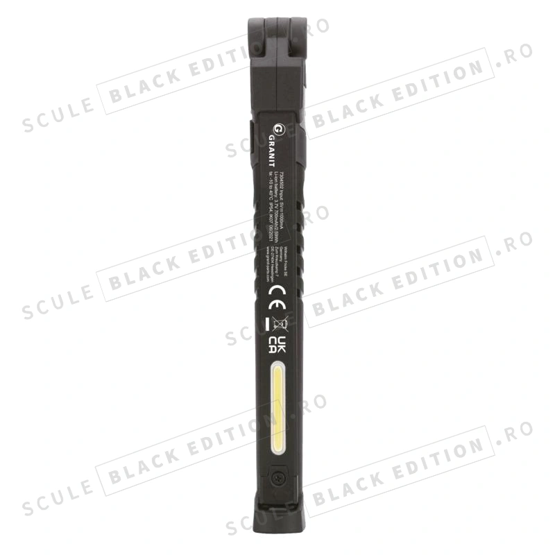 Lampa de lucru LED cu baterie BE 3in1 Granit Black Edition - imagine 4