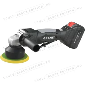 Set masina de polisat cu acumulator Granit Black Edition