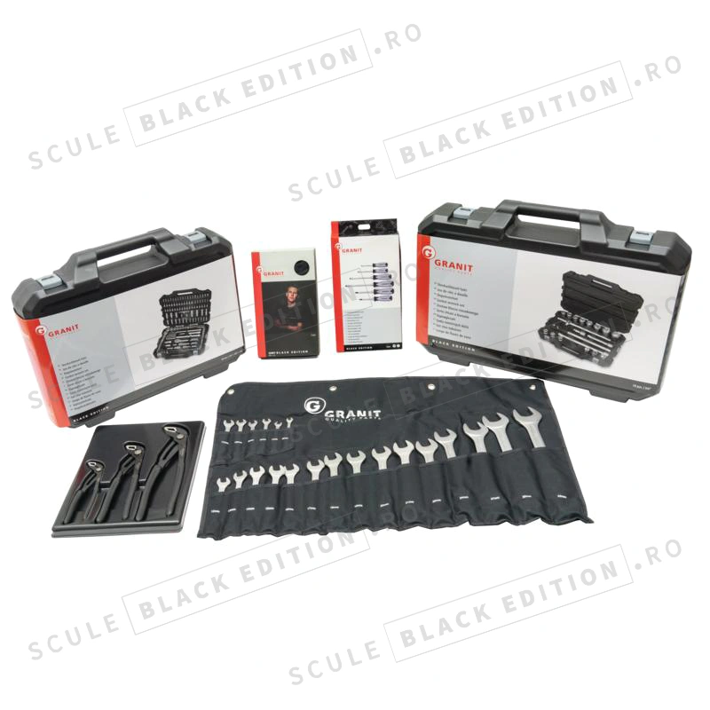 Set de instrumente profesionale Granit Black Edition - imagine 2