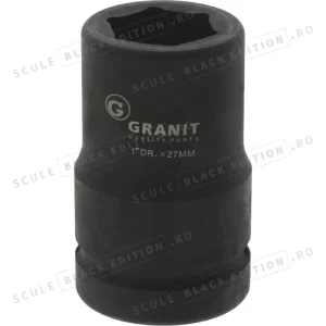 Capat cheie tubulara 1" - 27 mm Granit Black Edition