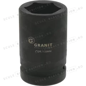 Capat cheie tubulara 1" - 33 mm Granit Black Edition