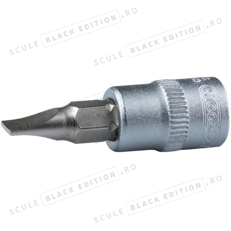 Tubulara cu bit 1/4" - profil fanta - 7 mm Granit Black Edition - imagine 3