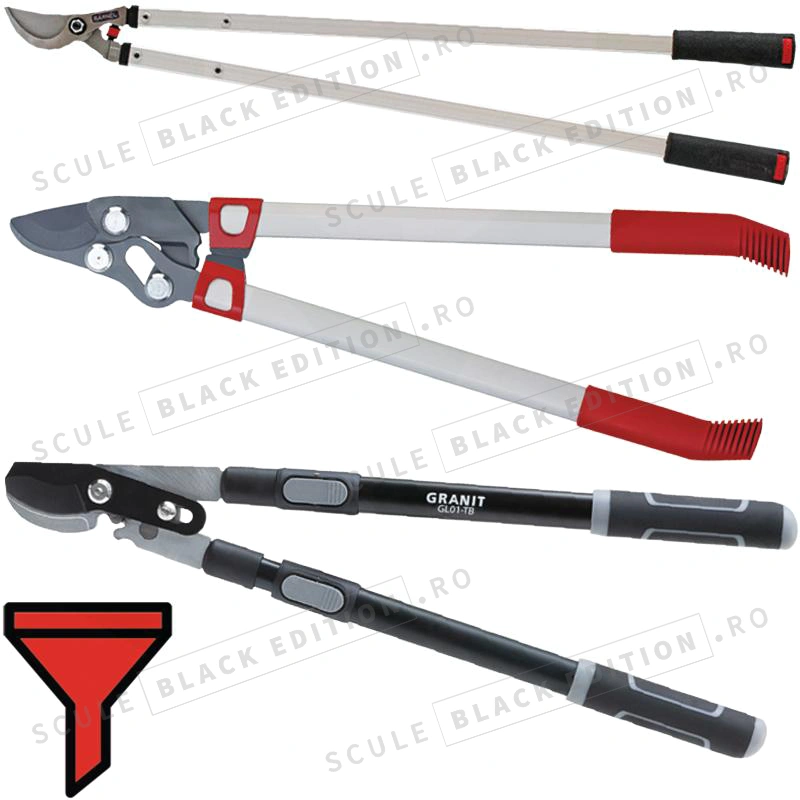 Foarfeca crengi Bypass Granit Black Edition - imagine 2
